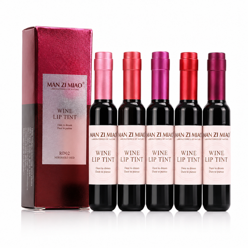 Mini Wine Bottle Lip Tint Set