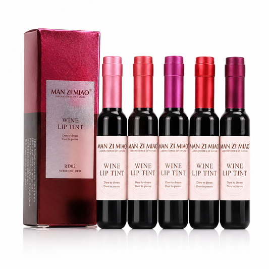 Mini Wine Bottle Lip Tint Set