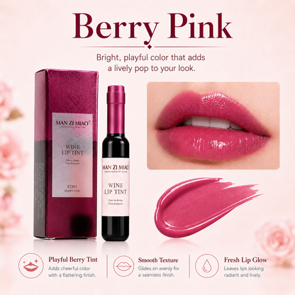 Mini Wine Bottle Lip Tint Set