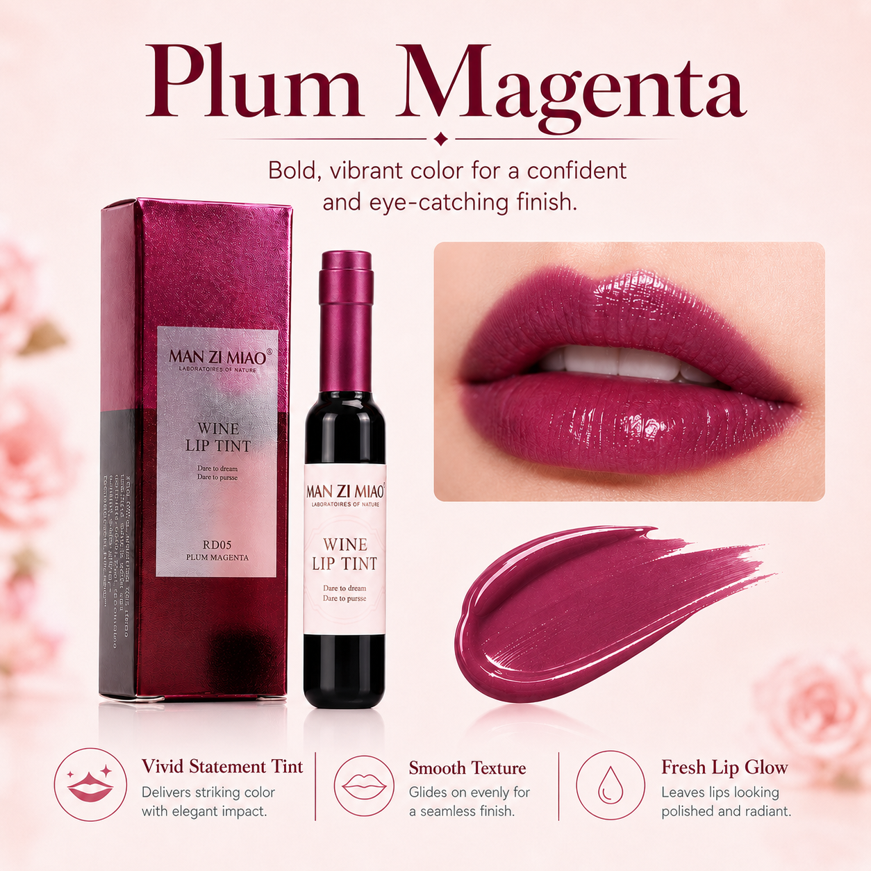 Mini Wine Bottle Lip Tint Set